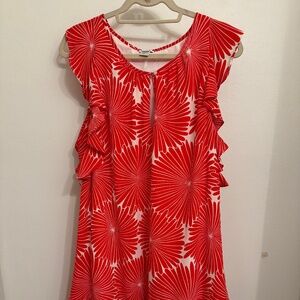 J. Crew Factory Flutter Sleeve Dress